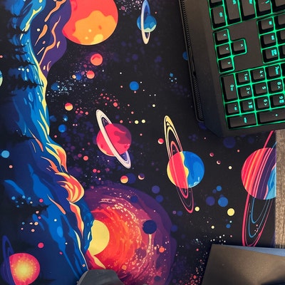 Galactic Explorer Desk Pad: Unleash Your Inner Astronaut With Our
