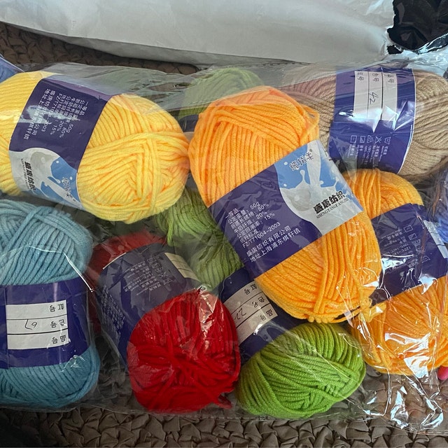 5 Ply Milk Cotton Yarn for Amigurumi, Crochet, Knitting, Punch Needlin –  YwY Crafts and Supplies