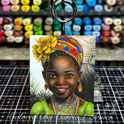 African American Girls Vol 1 10 High Resolution Printable Coloring ...