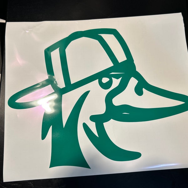 Duck With Hat Svg, Duck Svg, Silhouette Svg, Cricut Svg, Engraving File