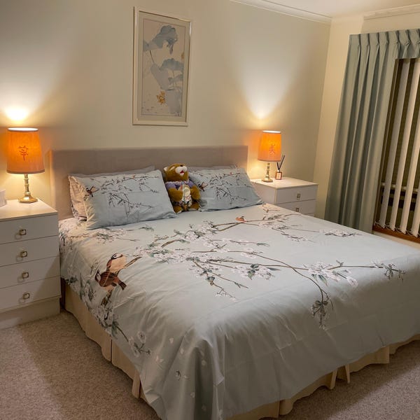 Forest And Wild Animals Duvet Cover Set Nature Botanical Bedding Set forest-and-wild-animals-duvet-cover-set-nature-botanical-bedding-set