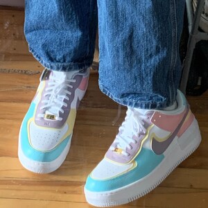 Sage Green Shadow Custom Air Force 1's af1s | Etsy