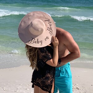 baby on board beach hat