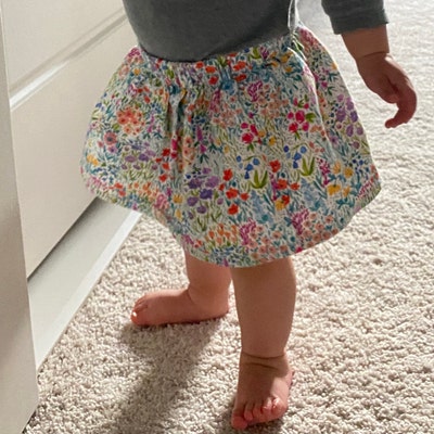 Easy Baby and Toddler Skirt PDF Sewing Pattern, Size 0 Months 6 Years ...