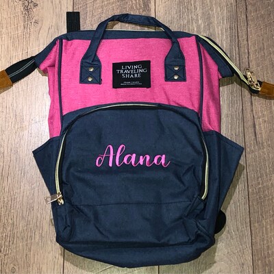 Diaper Bag Nappy Baby Bag Backpack Personalized Name - Etsy