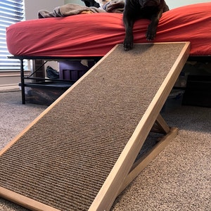 Dog Ramp for High Bed Large Pet Ramp Wooden Adjustable - Etsy