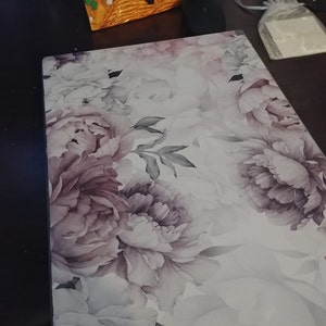 Dark Floral Laptop Skin Flower Aster Notebook Vinyl Decal Dell - Etsy