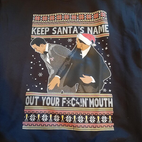 Funny Christmas Sweatshirt - "Ight Imma Head Out" Santa Meme, Unisex Crewneck Ugly Xmas Sweater