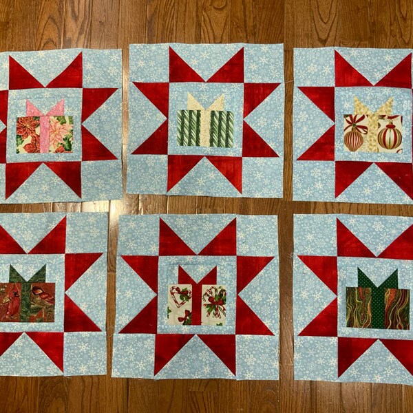 Present in a Star Block - PDF Pattern - Etsy