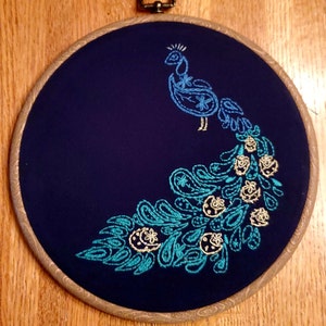 Embroidery Kit - Peacock - Gift & Gather