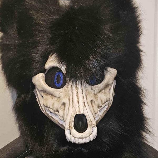 OPEN. Custom Order Fursuit Skulldog Head, Read the DESCRIPTION - Etsy
