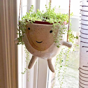 Hanging Planters Luna and Mona - Etsy