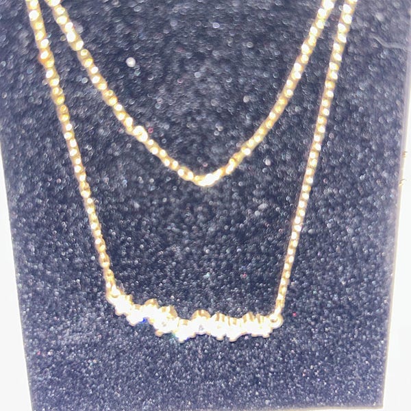 Skinny Diamond Necklace