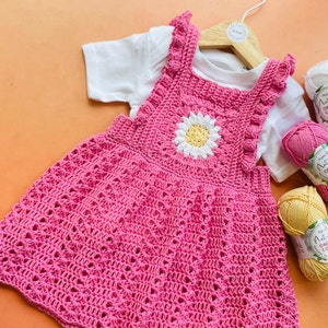 Daisy Sundress Crochet Pattern in Sizes Newborn to 8 Years PDF - Etsy