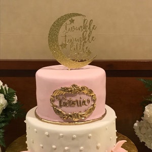 Twinkle Twinkle Little Star Cake Topper Bebe Douche Decoration Etsy France