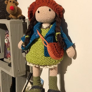 Crochet Pattern for Doll JULIE Pdf deutsch English | Etsy