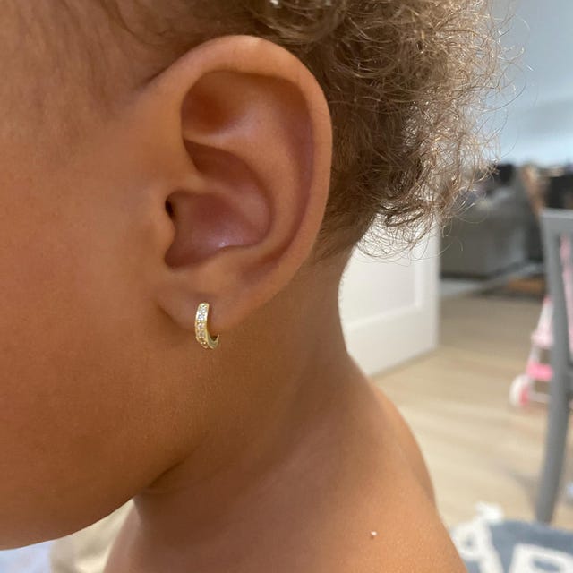 Baby Huggie Hoop Earrings,diamond Hoop Earrings, Gold Huggie Baby Huggie Hoop Earrings,diamond Hoop Earrings, Gold Huggie