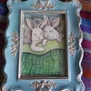 Fine Art Rabbit Print in the Kitchen - Etsy