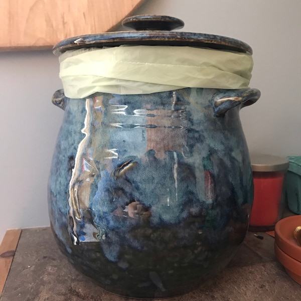 Pottery Compost Pot / Compost Bin / Composting / Pottery Jar /pottery ...