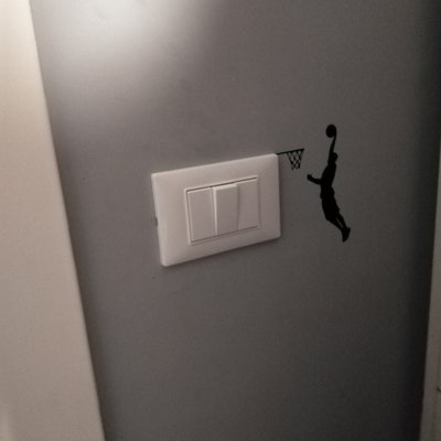 DIY Basketball Dunk Vinyl Sports Wall Stickers For Kids Room