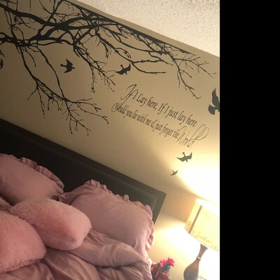 If I Lay Here Lyrics, Wall or Window Decal - Etsy