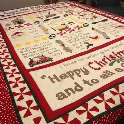 Twas the Night Before Christmas Quilt Pattern - Etsy