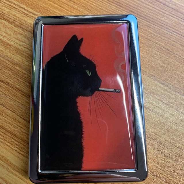 cigarette pack porcelain pill case Cigarette Pack Porcelain Pill Case . A compact trinket box to carry your  accessories or supplements, this lidded ceramic stash case features a cigarette  box silhouette. Dimensions: 1.9I x 1.3w x 2.6h