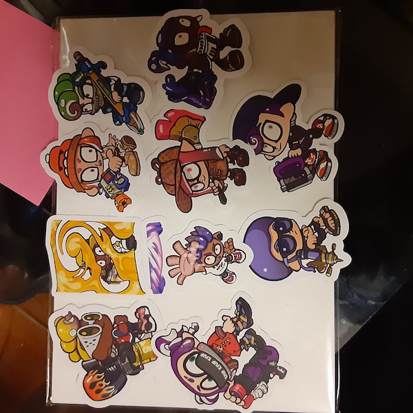 MYSTERY Keychain + 10 Stickers! - Etsy