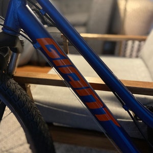 canyon bike frame decals
