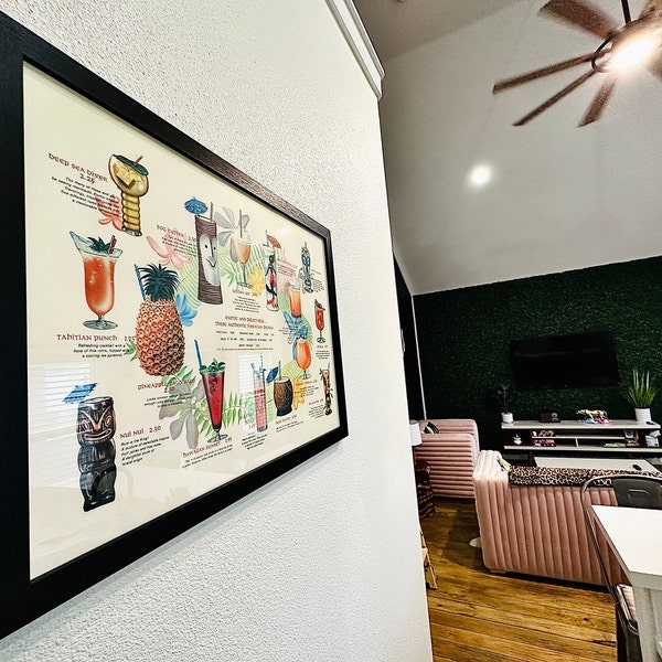 Vintage Pyrex Patterns Poster, Pyrex Chart, Pyrex Collection, Mid