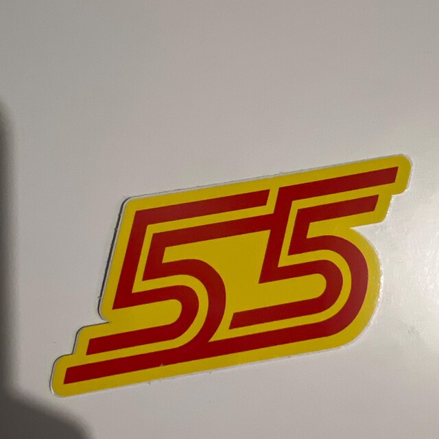 カルロス サインツ 55 F1 ステッカー フォーミュラ ワン モーター