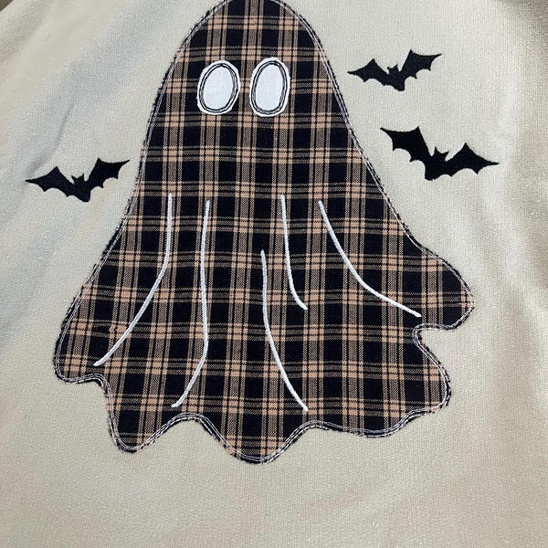 Ghost Piece Polo Sweatshirt Khaki