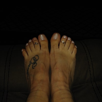 Custom Birthstone Toe Ring Sterling Silver Swarovski Crystal Custom ...