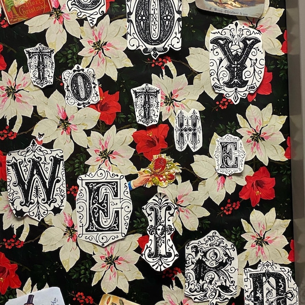 Victorian Alphabet Png, Printable Vintage Font Clipart, Old Ornamental ...
