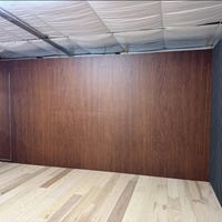 Contemporary Wood Grain Wall Mural, Geometric Wood Pattern With Lines ...