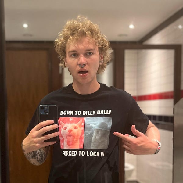 Close-up of design print detail on t-shirt