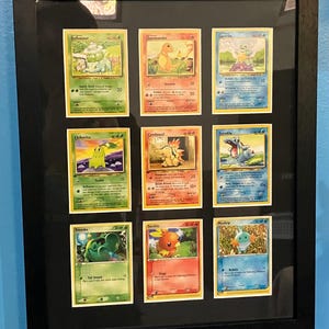 ブラック 9 トレーディング カード フレーム (生カード用、オプション