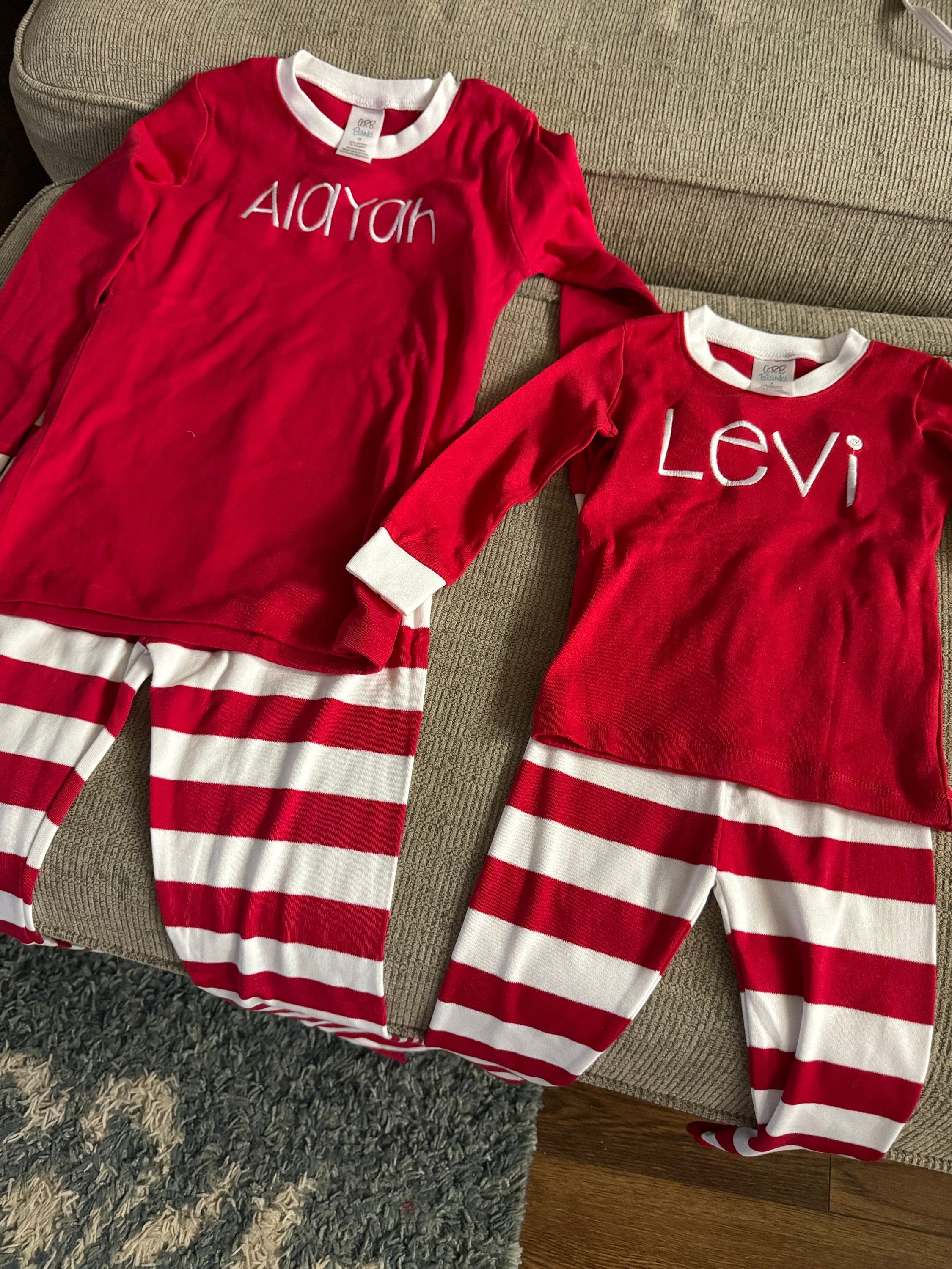 Family Christmas Pajamas, Matching Christmas Pajamas, Personalized Christmas Pajamas,  Family Christmas PJs,