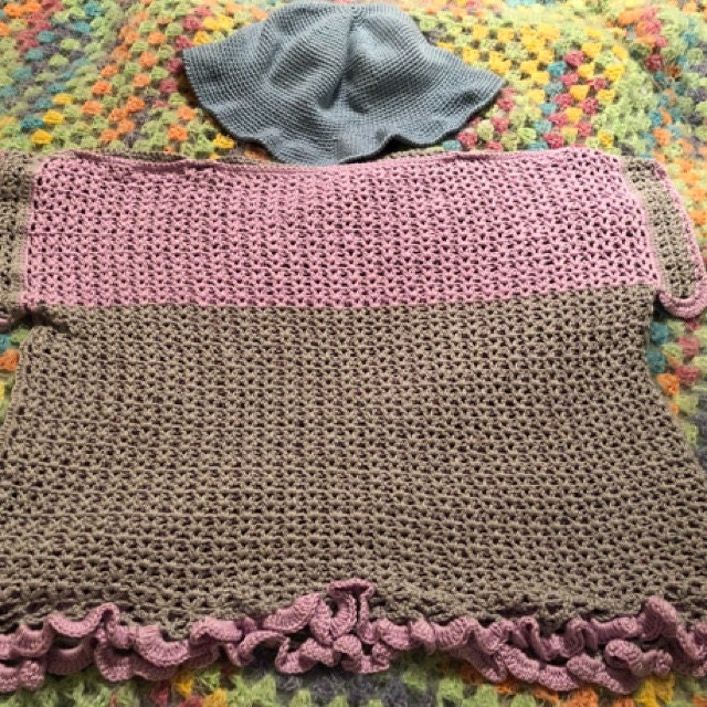 Crochet Granny Square Poncho PDF Pattern Jayda InStitches Etsy