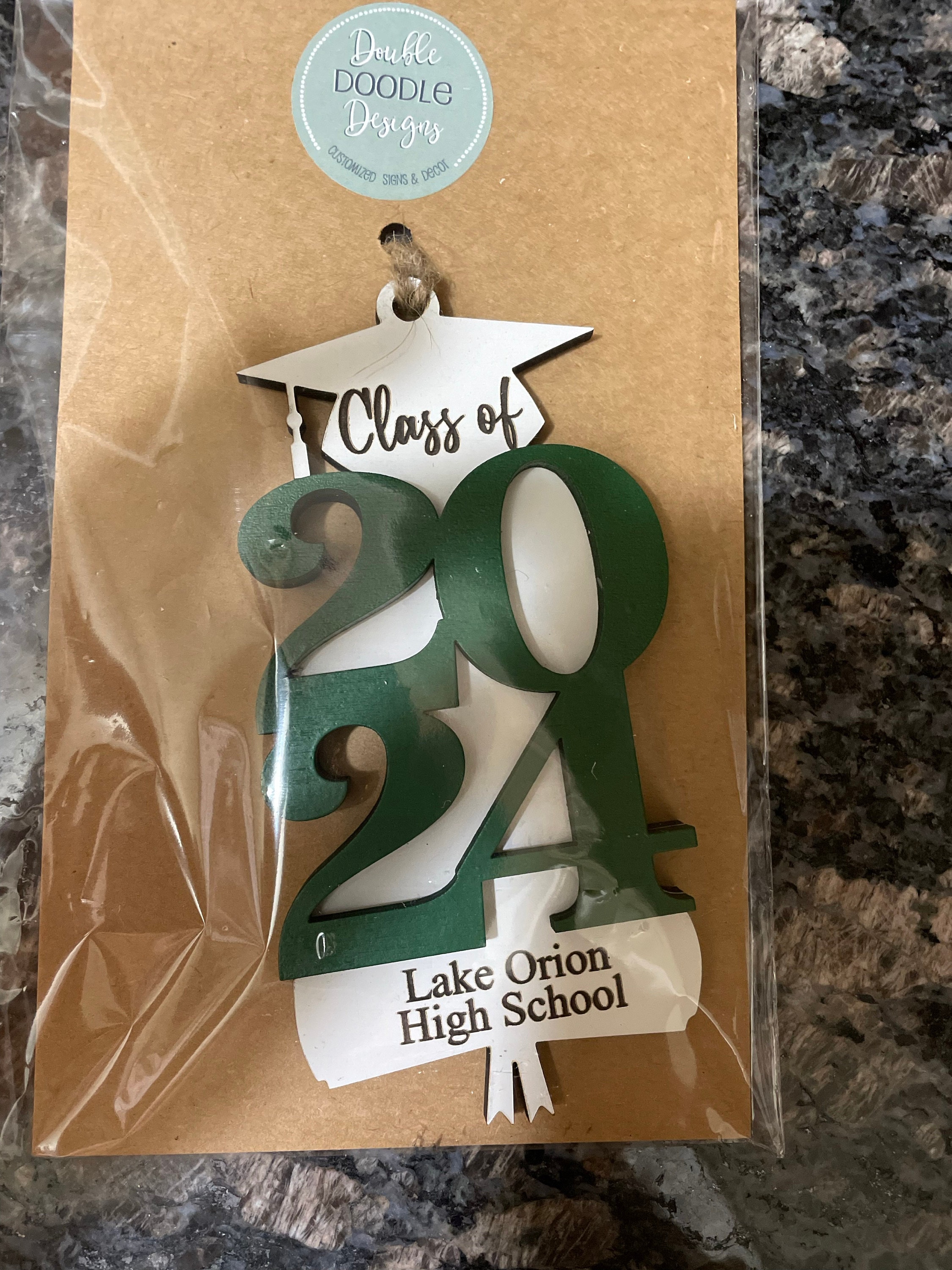 Class of 2025 Gift, Graduation Gift, Senior Year Keepsake, Personalized Ornament