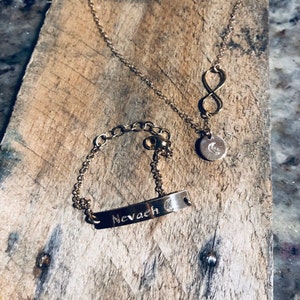 Personalized Infinity Necklace, Mommy, Mothers Necklace, Grandma Gift ...