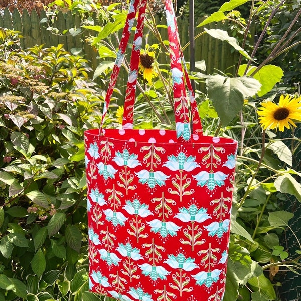 Lily Tote Bag | Sewing Pattern PDF + Video Tutorial | Beginner Everyday ...