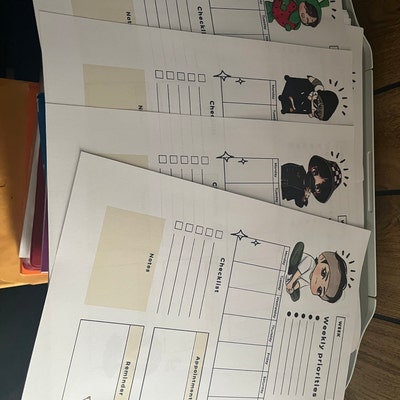 BTS Planner BTS Weekly Planner BTS Stationary Planner Bundle A3, A4, A5 ...