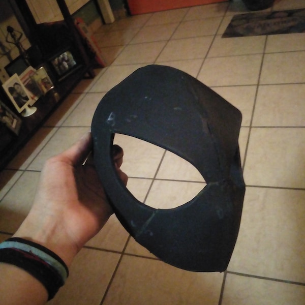 DIY Faceshell Eva Foam Helmet Pattern Blueprint Template Pdf Vector ...