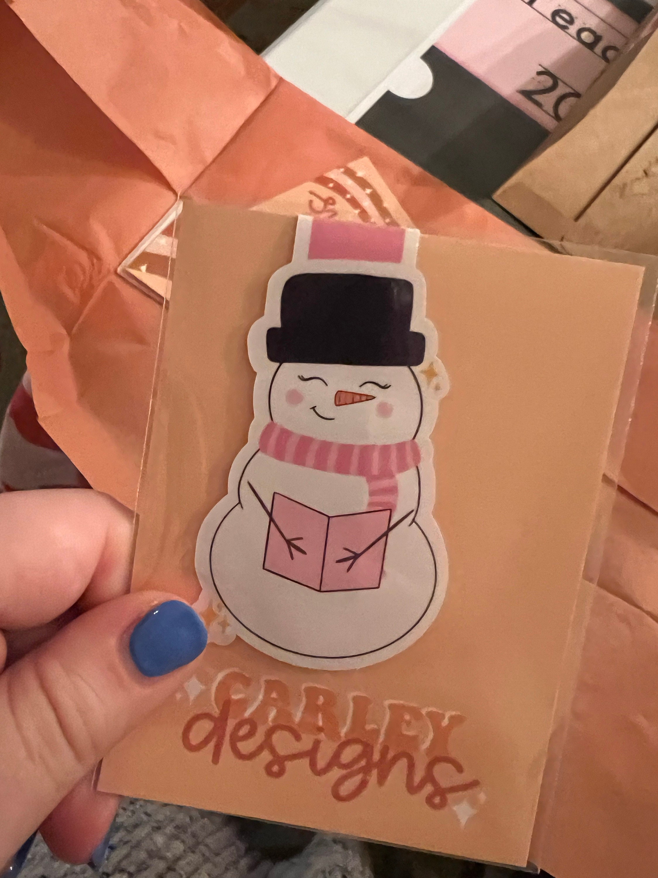 Pink Christmas Magnetic Bookmark Set - Christmas, Winter, Santa, Gnome, Candy, North Pole, Set or Individual, Bookish Gift, Xmas, Cute