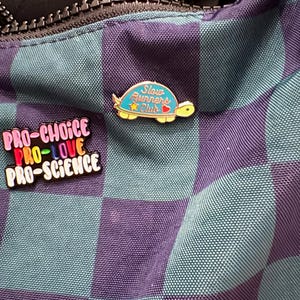 Lift Weights Eat Cakes Bright Enamel Pin