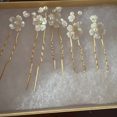 Gold Flower Hair Accessories 2026.Gold Flower Hair Comb, Wedding Flower Hair Pins, Bridal Hair Piece ...