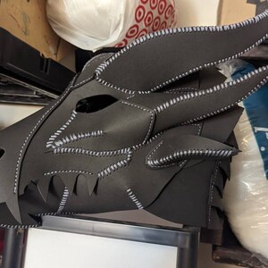 PDF Pattern Leather Dragon Mask - Etsy