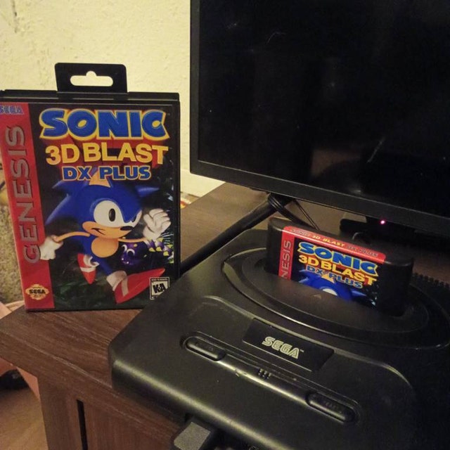 Sonic 3D Blast Sega Genesis BOX ART Premium POSTER MADE IN