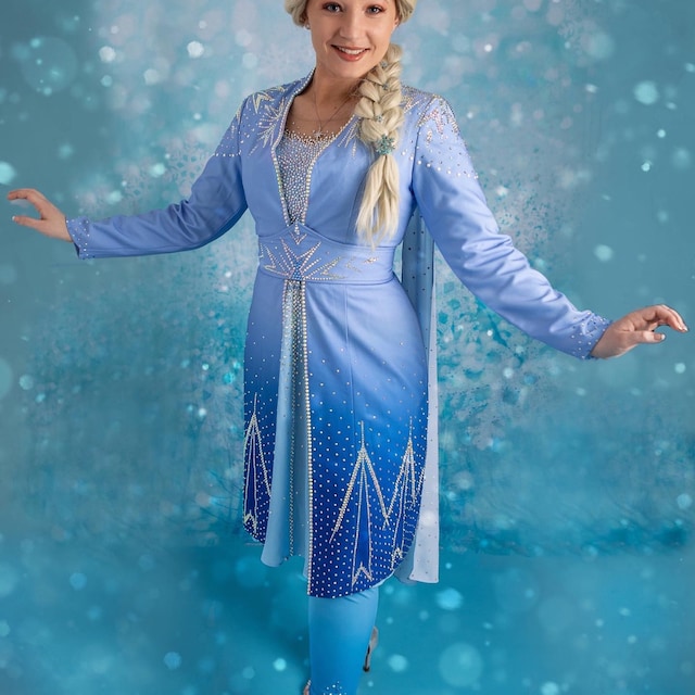 Womon Disfraz De Halloween Para Cosplay De Princesa Elsa De